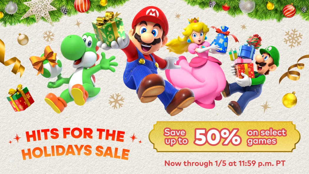 nintendo holiday sale 2024
