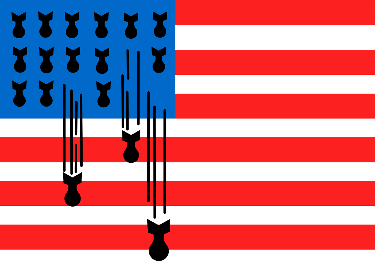 Free terror usa war vector