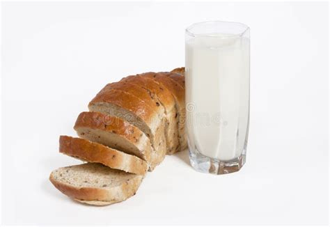 Breads with milk stock image. Image of freshness, background - 22400143