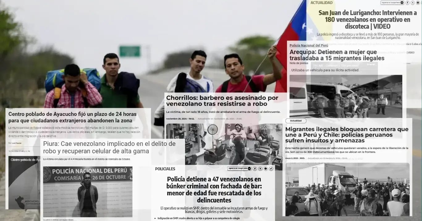 Ricardo Valdés, de CHS Alternativo, destacó la relación entre la percepción ciudadana sobre migración y el contenido negativo en prensa. Foto: El Nacional Composición: Inforegión