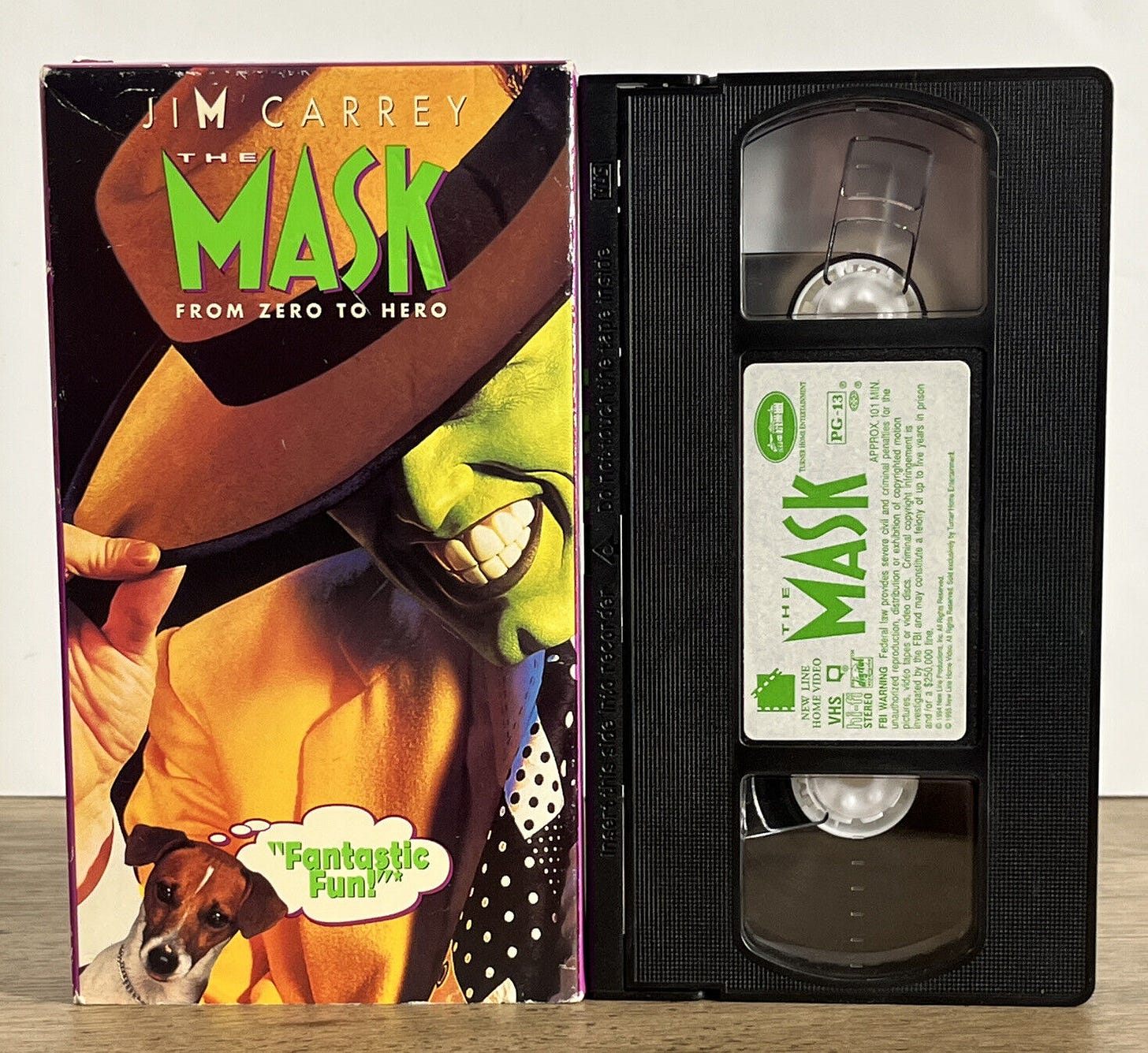 The Mask (VHS, 1995) Jim Carrey Cameron Diaz Richard Jeni 794043401138 |  eBay