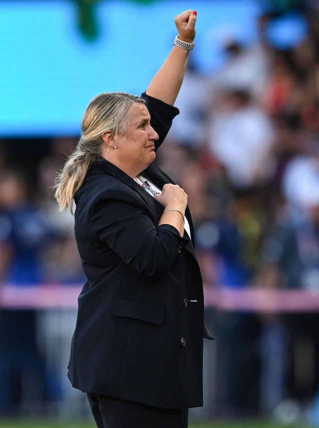 Emma Hayes emotional after coaching Team USA to gold: 'I was desperate to  do well for this country' - Yahoo Sports