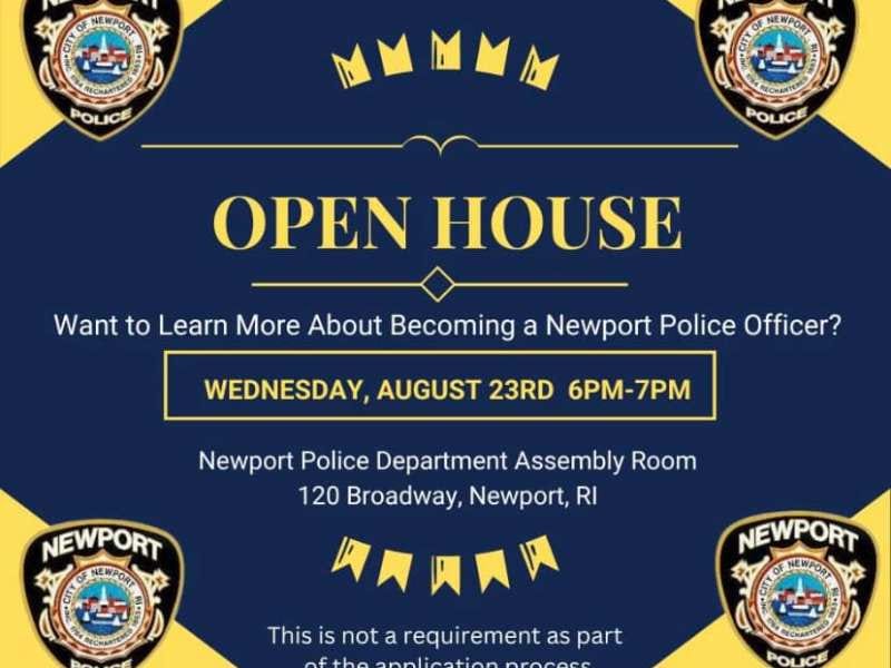 Want to become a Newport Police Officer? Newport Police Department is hosting an open house on Aug. 23