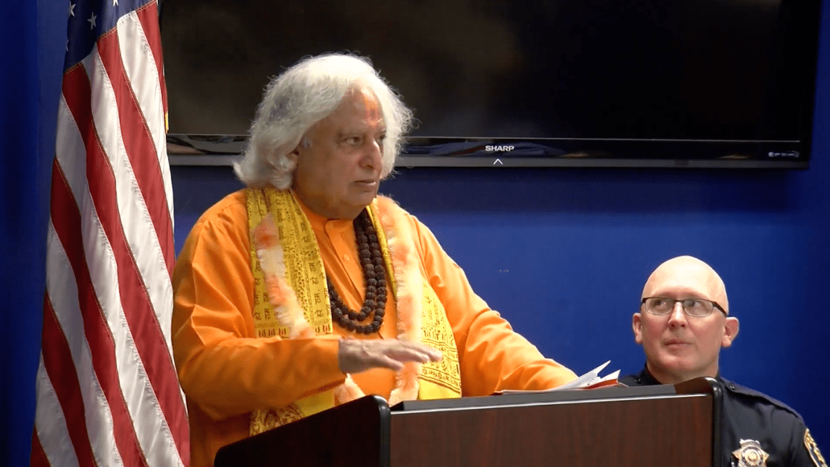New Brunswick legislature rejects Hindu invocation request, citing tradition | Rajan Zed receives an award in Nevada in 2022