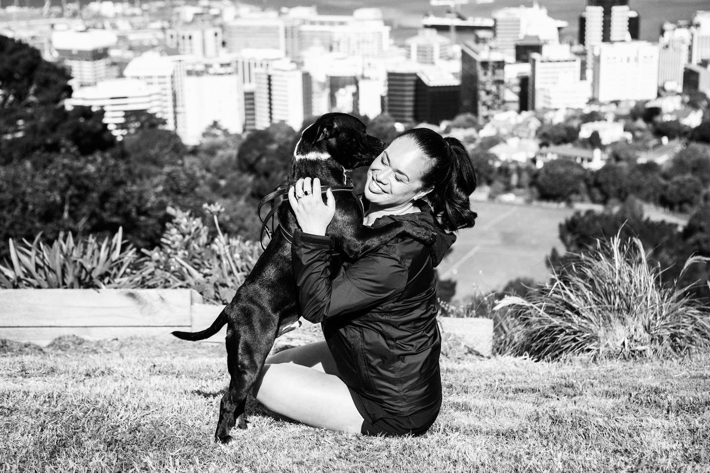 Tory Whanau and her dog Teddy. Photo / Supplied 