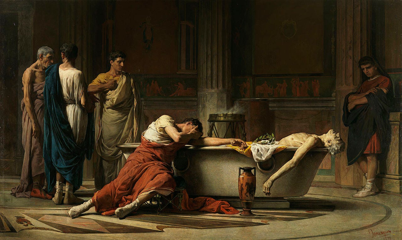 油画：塞内卡之死