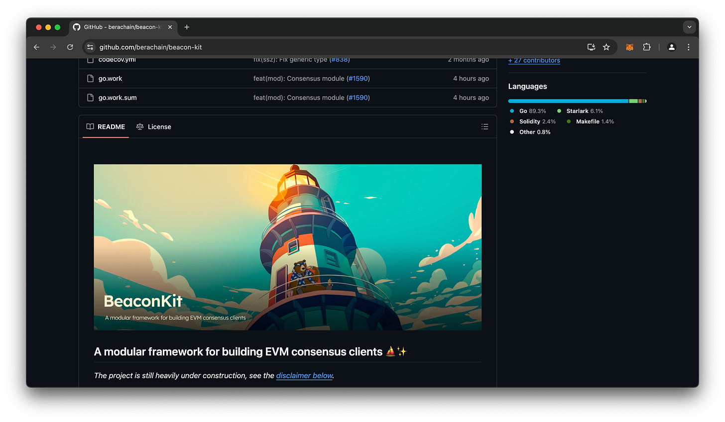 BeaconKit GitHub リポジトリ