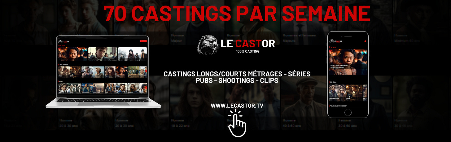 LECASTOR.TV : Votre plateforme d'annonces de casting - LE CASTOR NEWS
