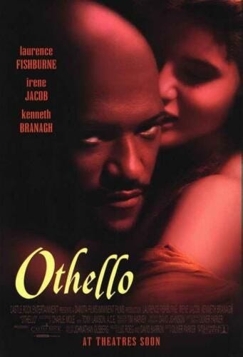 Othello Movie POSTER 11 x 17 Laurence Fishburne, Kenneth Branagh, Irène Jacob, A