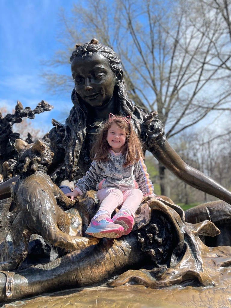 Alice in Wonderland Statue Central Park