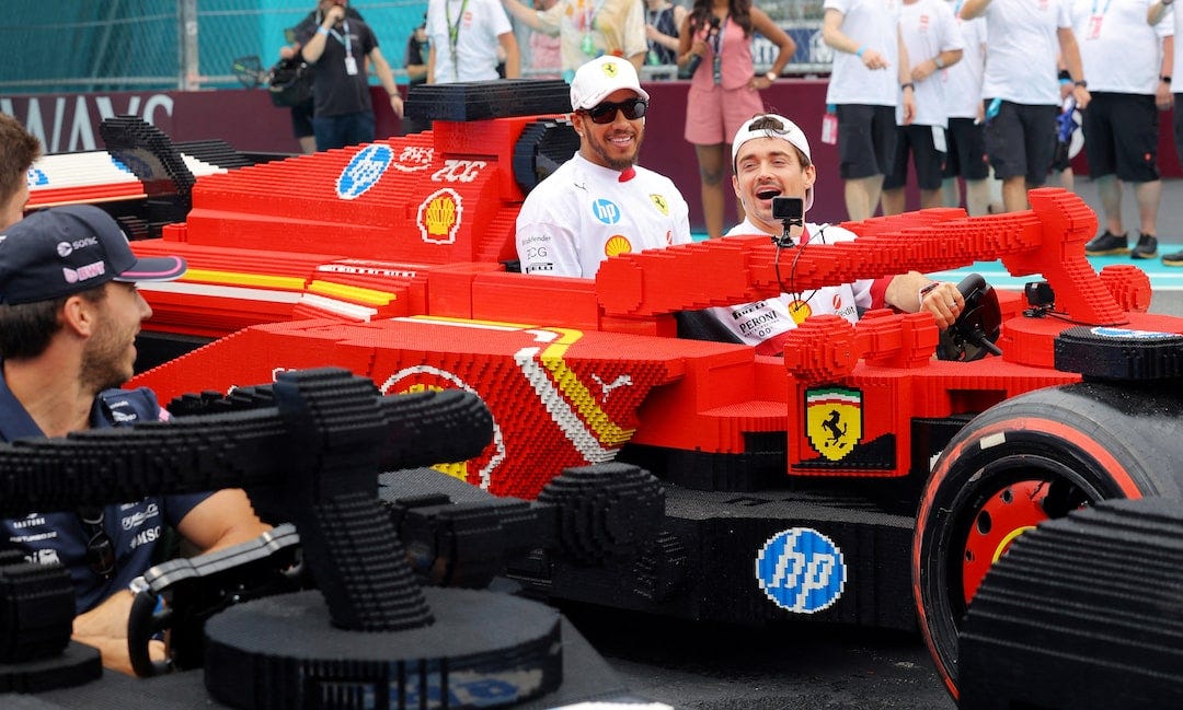 It's lights out and away they Lego for F1 drivers parade in Miami | Reuters