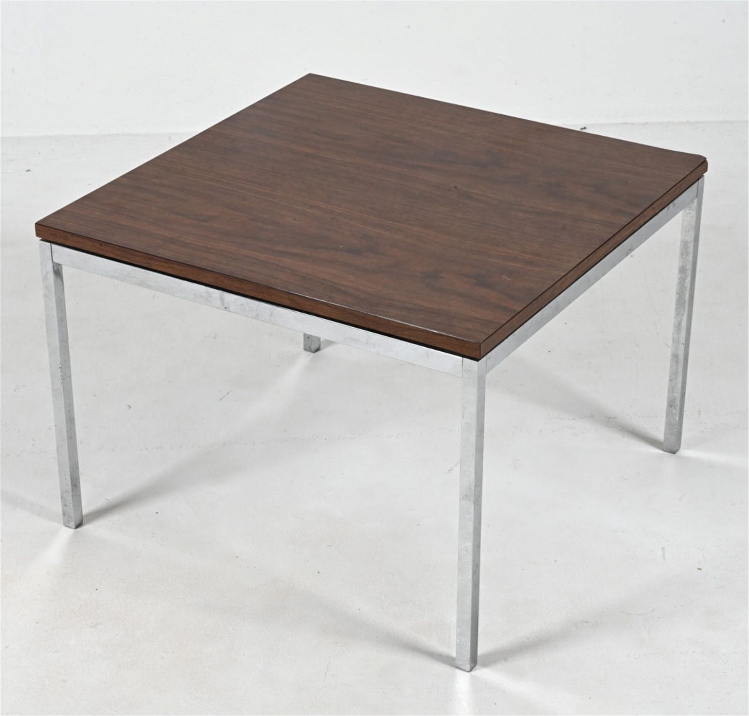 ATTR. FLORENCE KNOLL SQUARE END TABLE FROM IBM