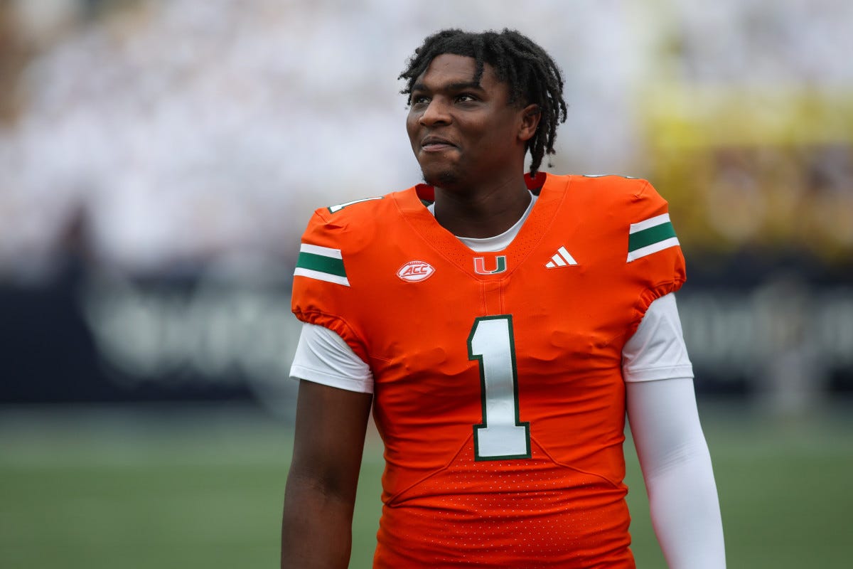 Cam Ward's Pro Potential Compared To Caleb Williams, Jayden Daniels Before  NFL Draft - Yahoo Sports