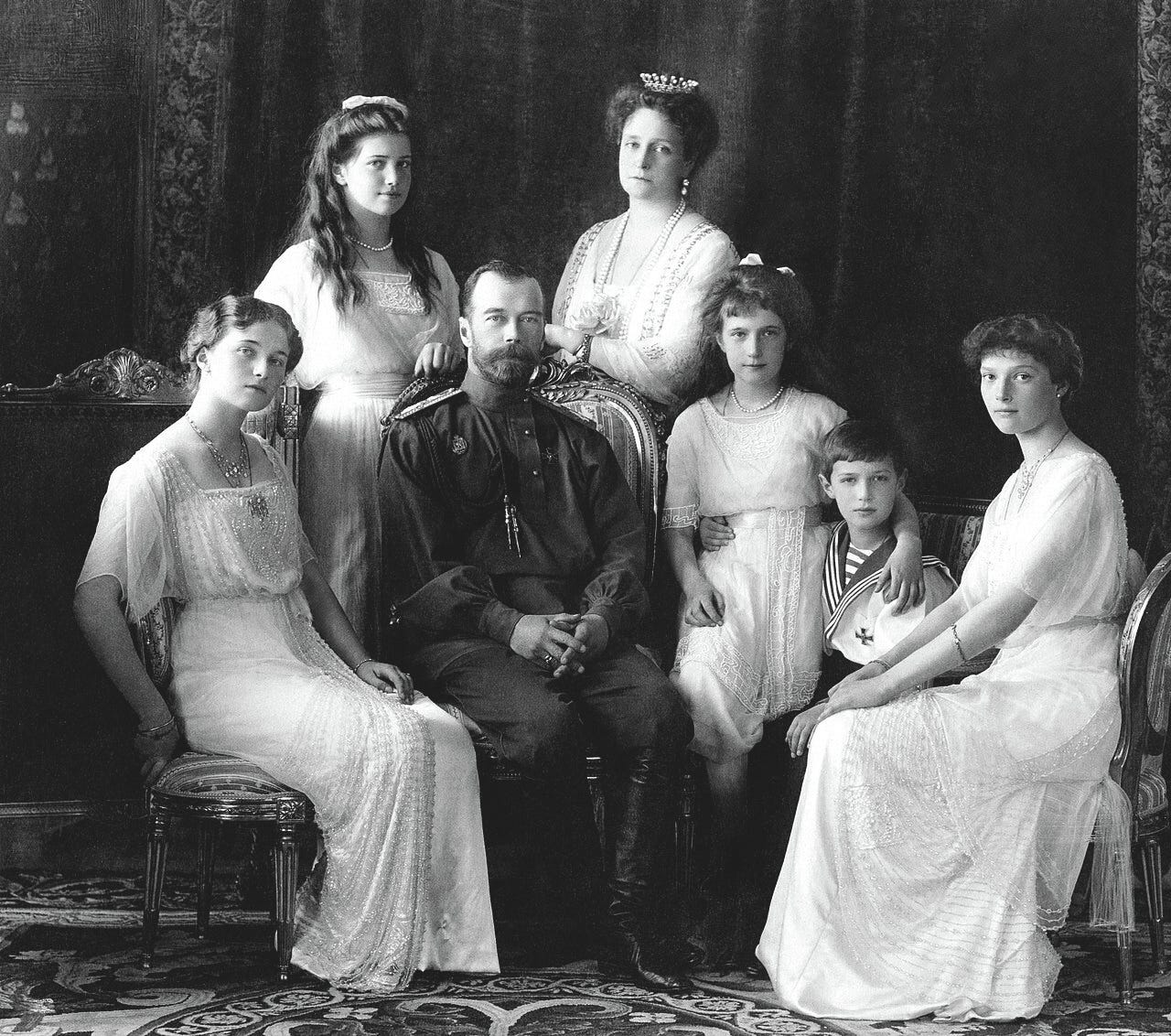 This is the Russian Royal Family. They probably get plenty to eat.