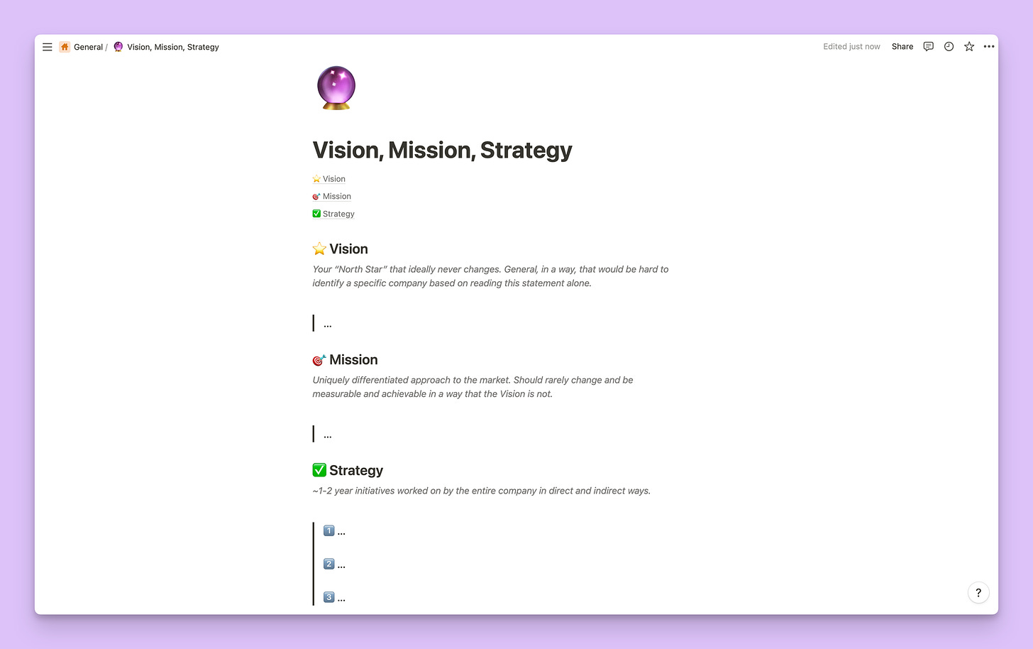 How we developed our Vision, Mission, and Strategy
