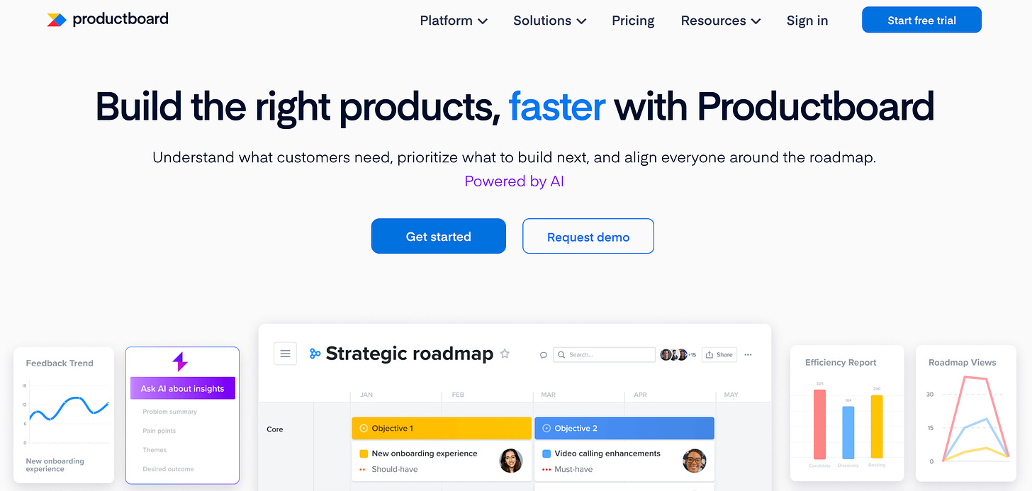 productboard homepage