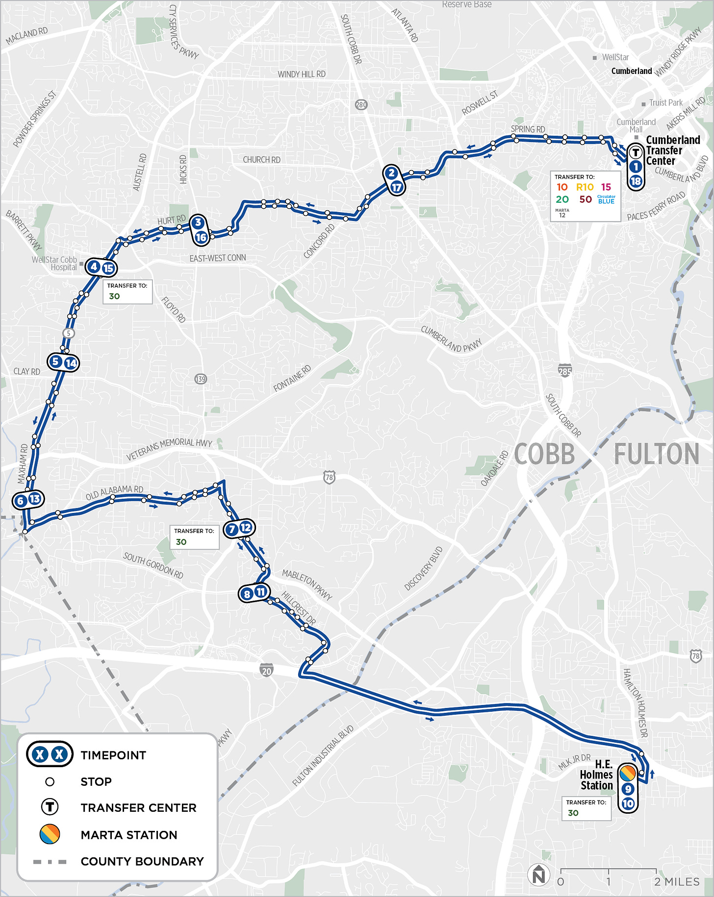 Picture of Route 25 map