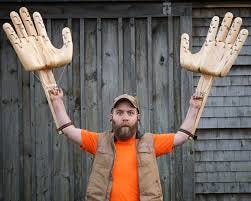 Building Giant Articulated Hands (carved From Wood for Social Distancing) :  24 Steps (with Pictures) - Instructables