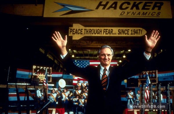 Canadian Bacon - Publicity still of Alan Alda