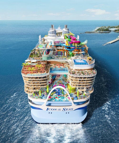 royal caribbean's icon of the seas to sail in 2024 as world's biggest  cruise ship with