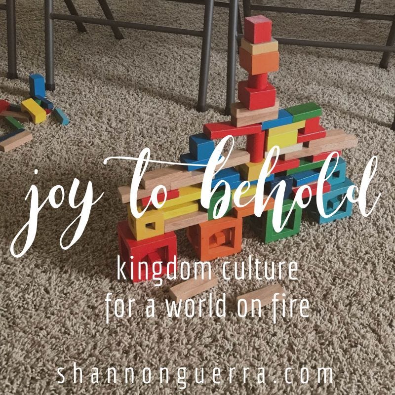 joy to behold: kingdom culture for a world on fire