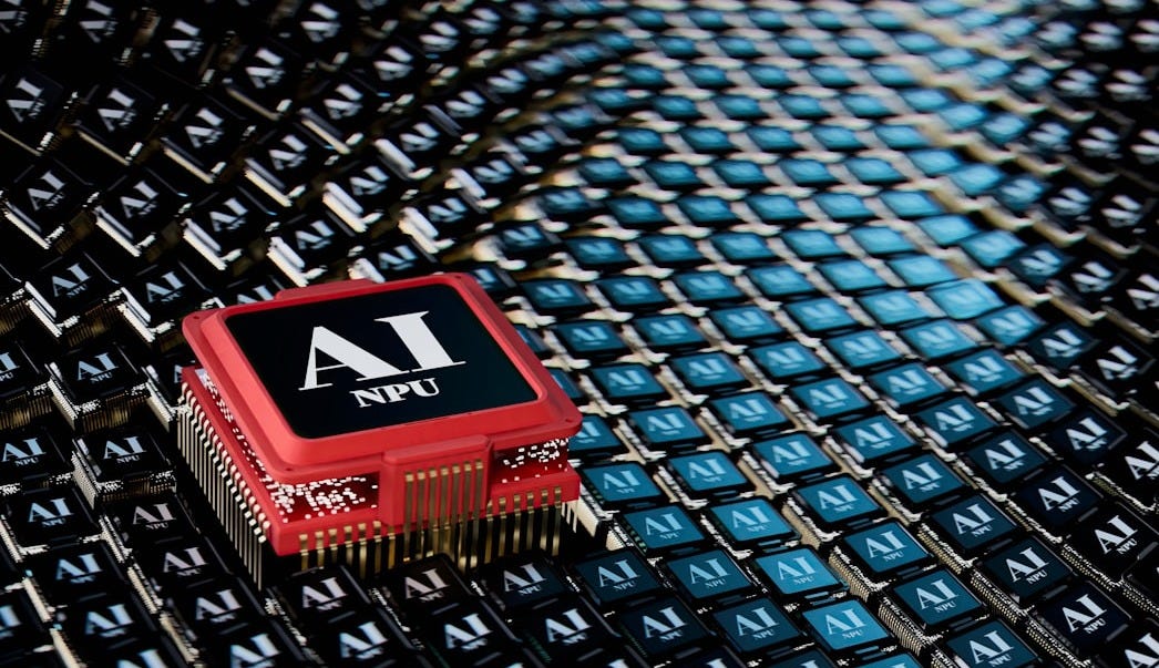 A micro processor sitting on top of a table A micro processor sitting on top of a table