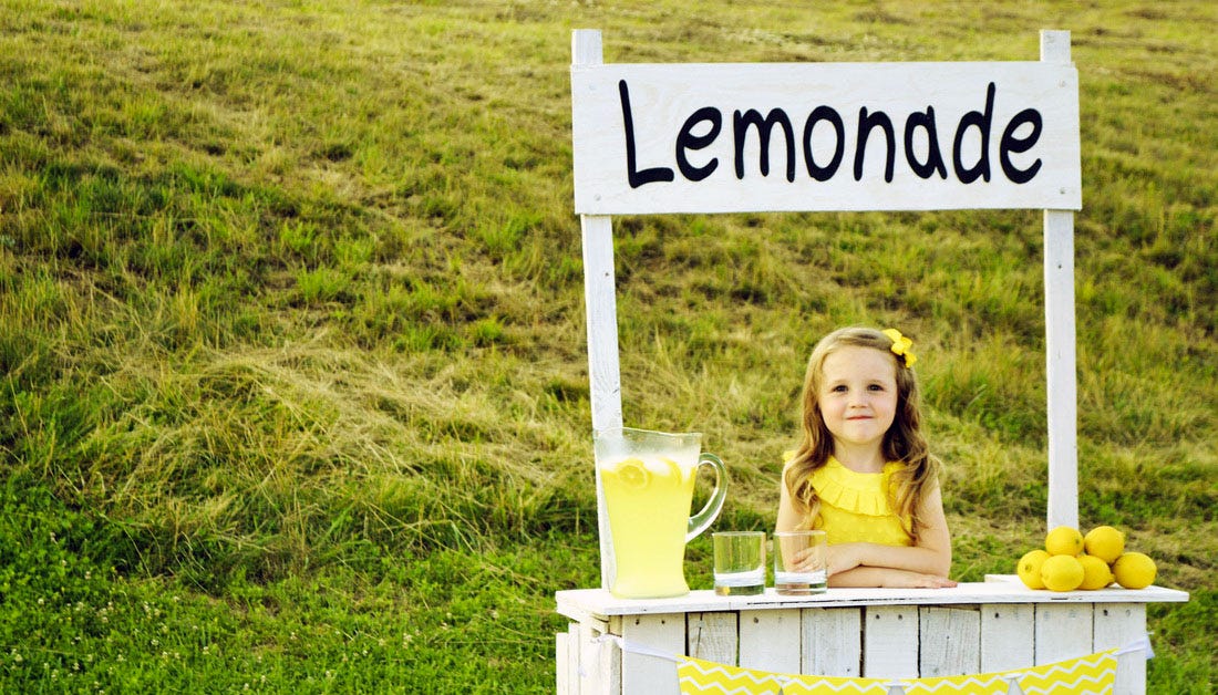 Teach Your Kids to Make a Stand — a Lemonade Stand. - Columbine Federal  Credit Union