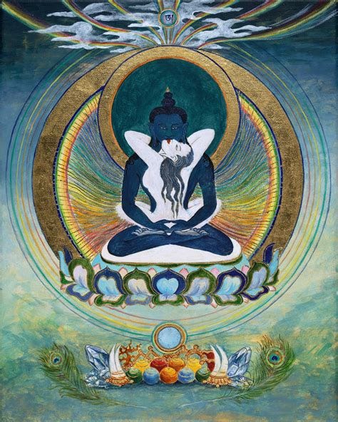 Samantabhadra Yabyum: | Buddha kunst, Buddhistische kunst, Kunstproduktion
