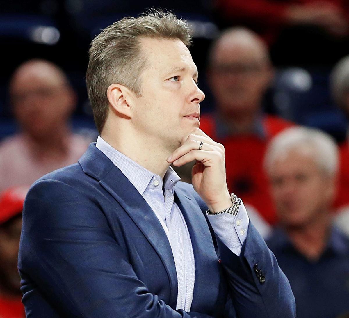 Spider Grant Golden on coach Chris Mooney: 'We’ve got his back and we ... Spider Grant Golden on coach Chris Mooney: 'We’ve got his back and we ...
