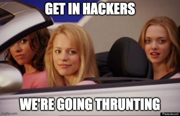 hackers mean girls thrunting