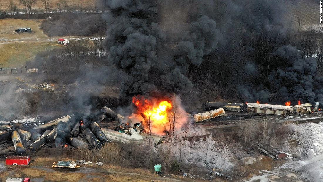 East Palestine, Ohio train continues burning days after derailment - CNN