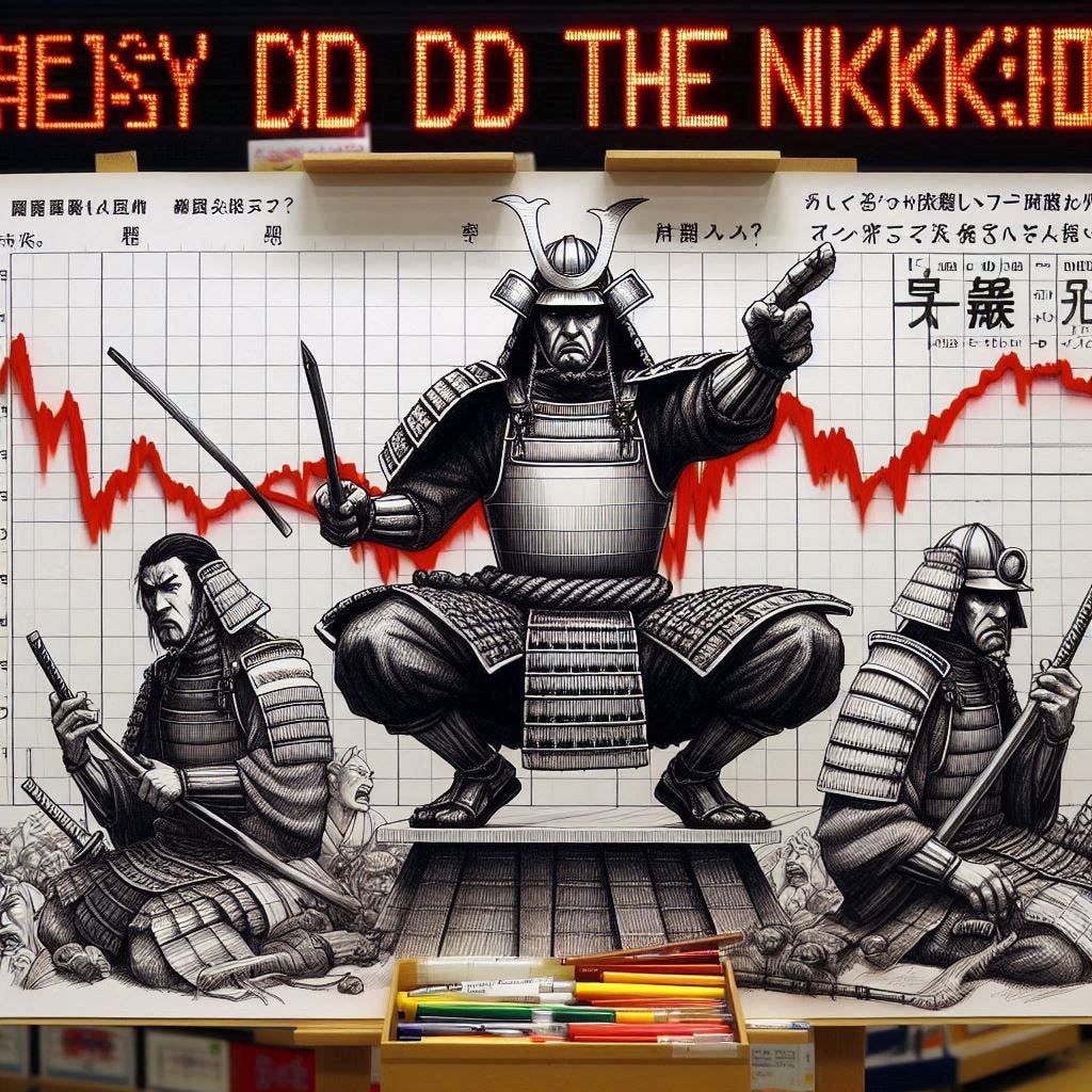 Why Did the Nikkei Crash? (Is Japan Still "Big in Japan"? )