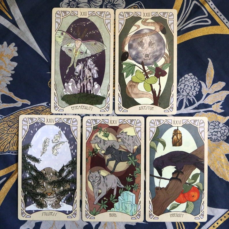 Five original cards have been added to the major arcana. These have also been added to the guidebook.