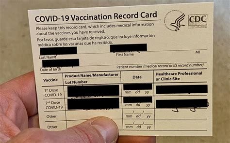 Privacy Tip: Don't Post Vaccination Record Cards on Social Media ...