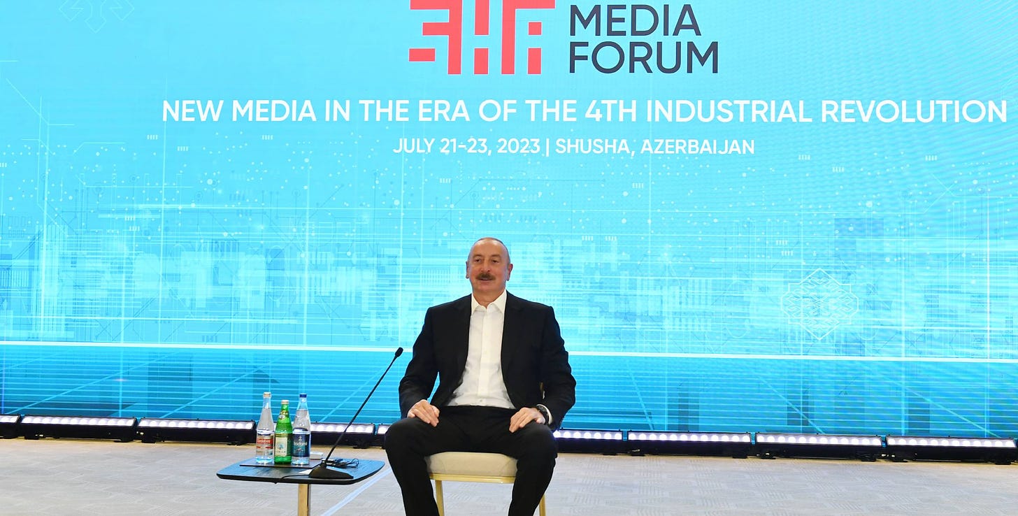 Opening Ceremony of Global Media Forum was held in Shusha