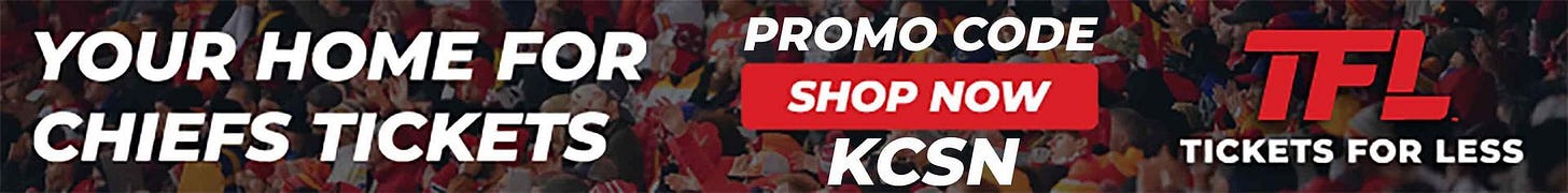 Use promo code KCSN at Tickets For Less, your home for Chiefs tickets