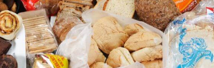 image of rescued white bread and buns