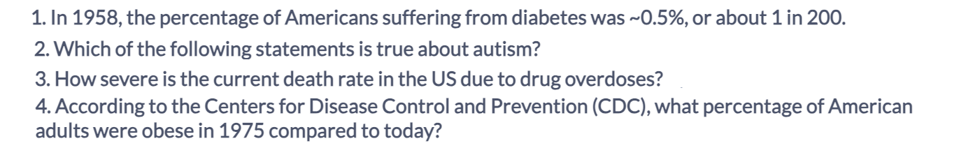 What does autism have to do with type II diabetes, obesity, and drug overdoses?