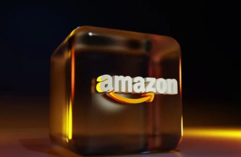 Amazon cube logo - nft marketplace