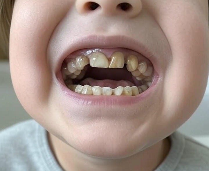 Mild Dental Fluorosis: Grok generated