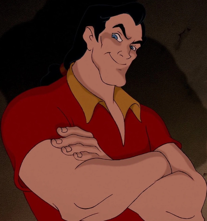 Gaston from Beauty and the Beast. 