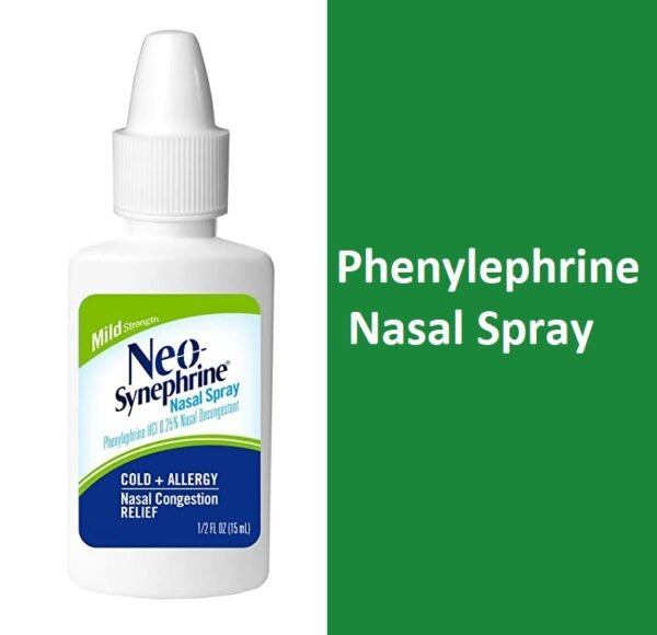 Phenylephrine Nasal Spray (NeoSynephrine) - Uses, Dose, MOA, Brands