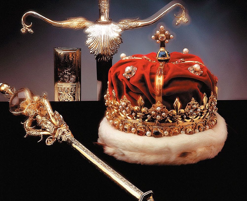 Scottish Crown Jewels's history starts in Rome
