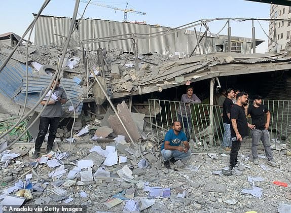 TEHRAN, IRAN - JUNE 13: A view of the scene following an attack in Iranian capital, Tehran, on June 13, 2025. Israeli Defense Minister Israel Katz has announced that Israel conducted strikes on Iran. (Photo by Fatemeh Bahrami/Anadolu via Getty Images)