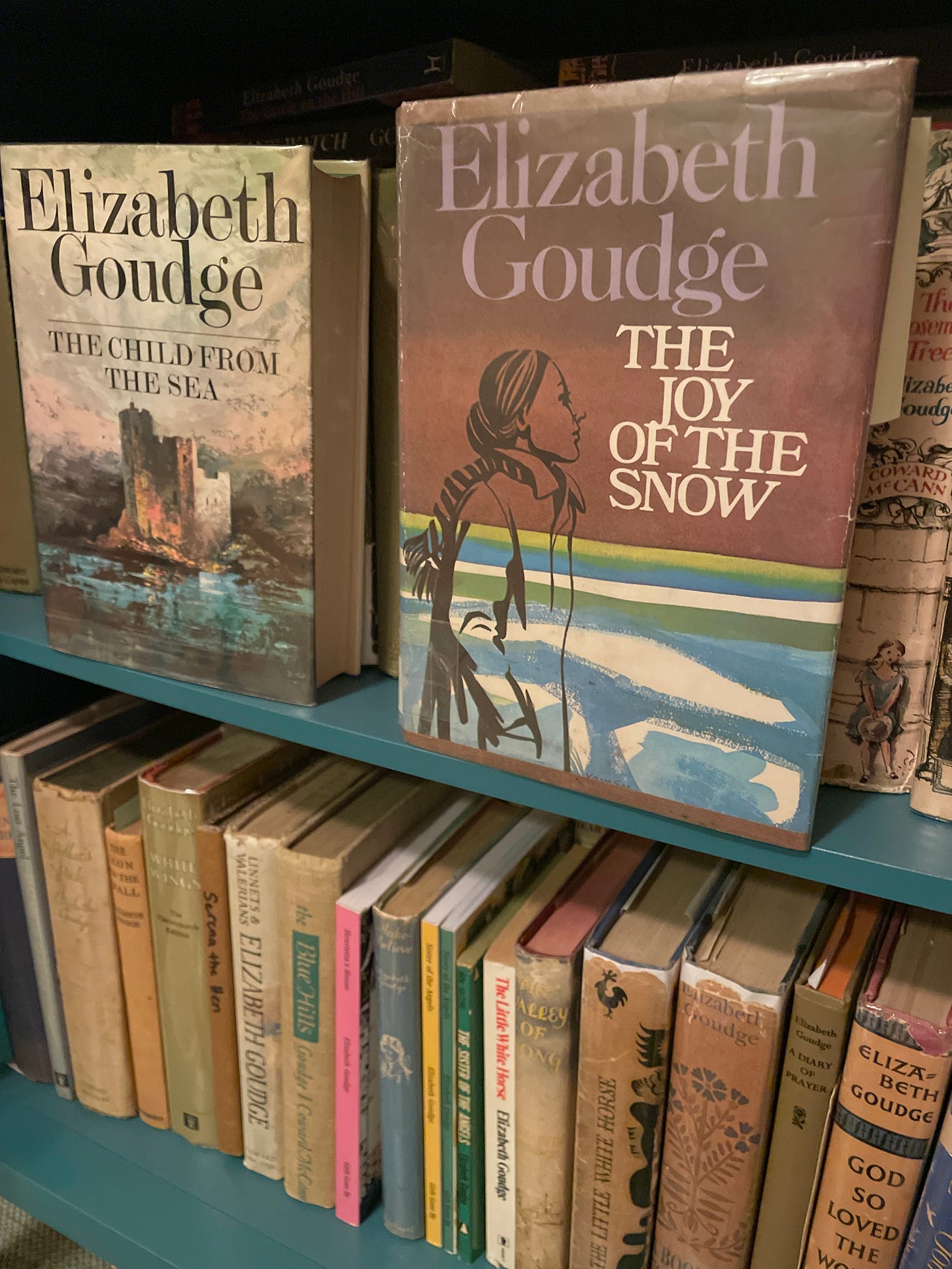 The Child from the Sea & The Joy of the Snow, both by Elizabeth Goudge