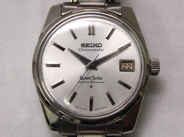 6057 希少売切り☆ GRAND SEIKO GS 43999 chronometer 35石 グランドセイコー SS メダリオン 手巻き 手巻き メンズ 腕時計