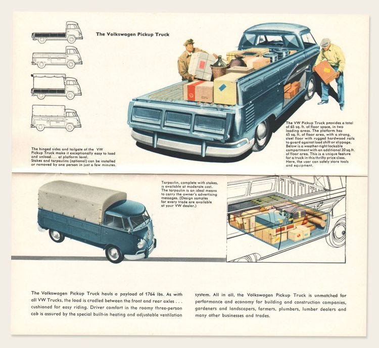 VW pickup truck