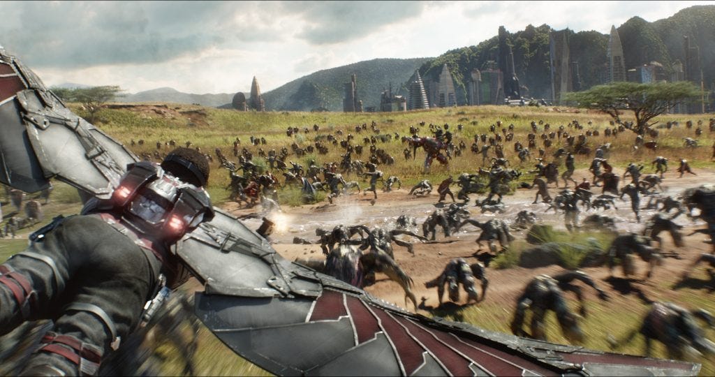 avengers infinity war fight shots