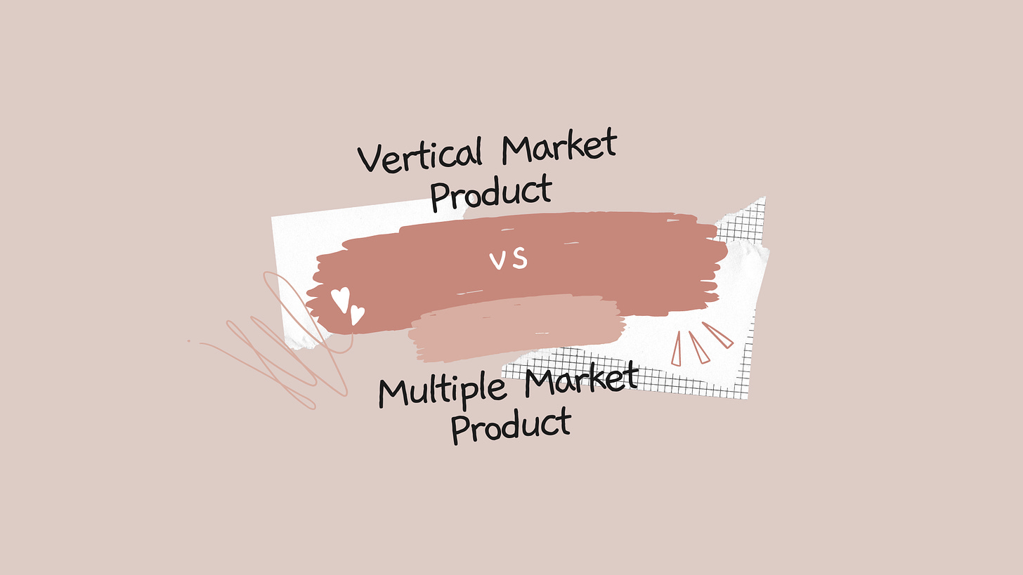 Vertical Market Products vs Multiple Market Products by Goodness Kayode