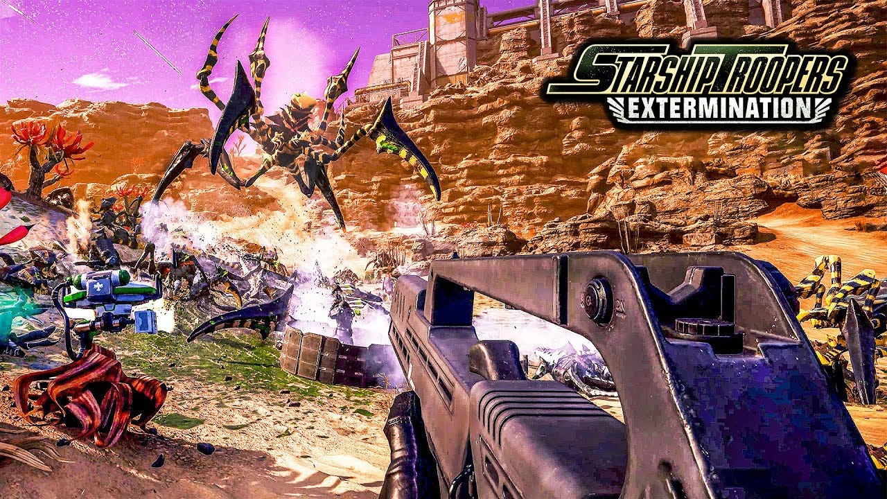 Starship Troopers Extermination 15 mins of PC Gameplay 4K 60FPS - YouTube